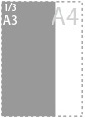 1/3 A3<br/><span style='font-size:11px;'>(14,0 * 29,7 cm)</span>